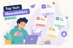 Top Tech Newsletters cover